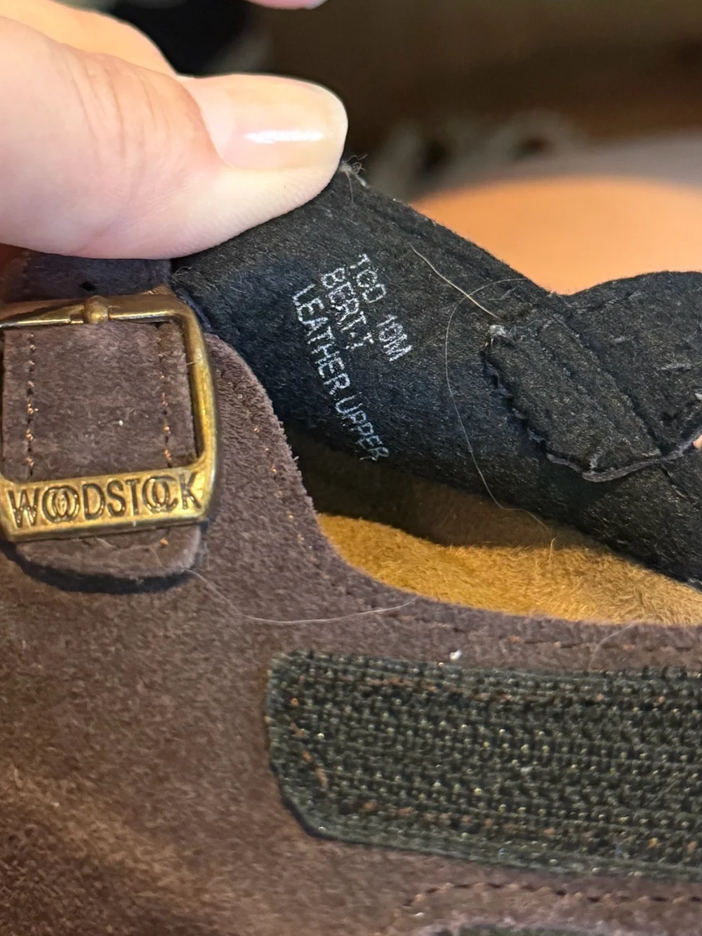 Woodstock Kids Brown Suede Buckle Sandals 10M